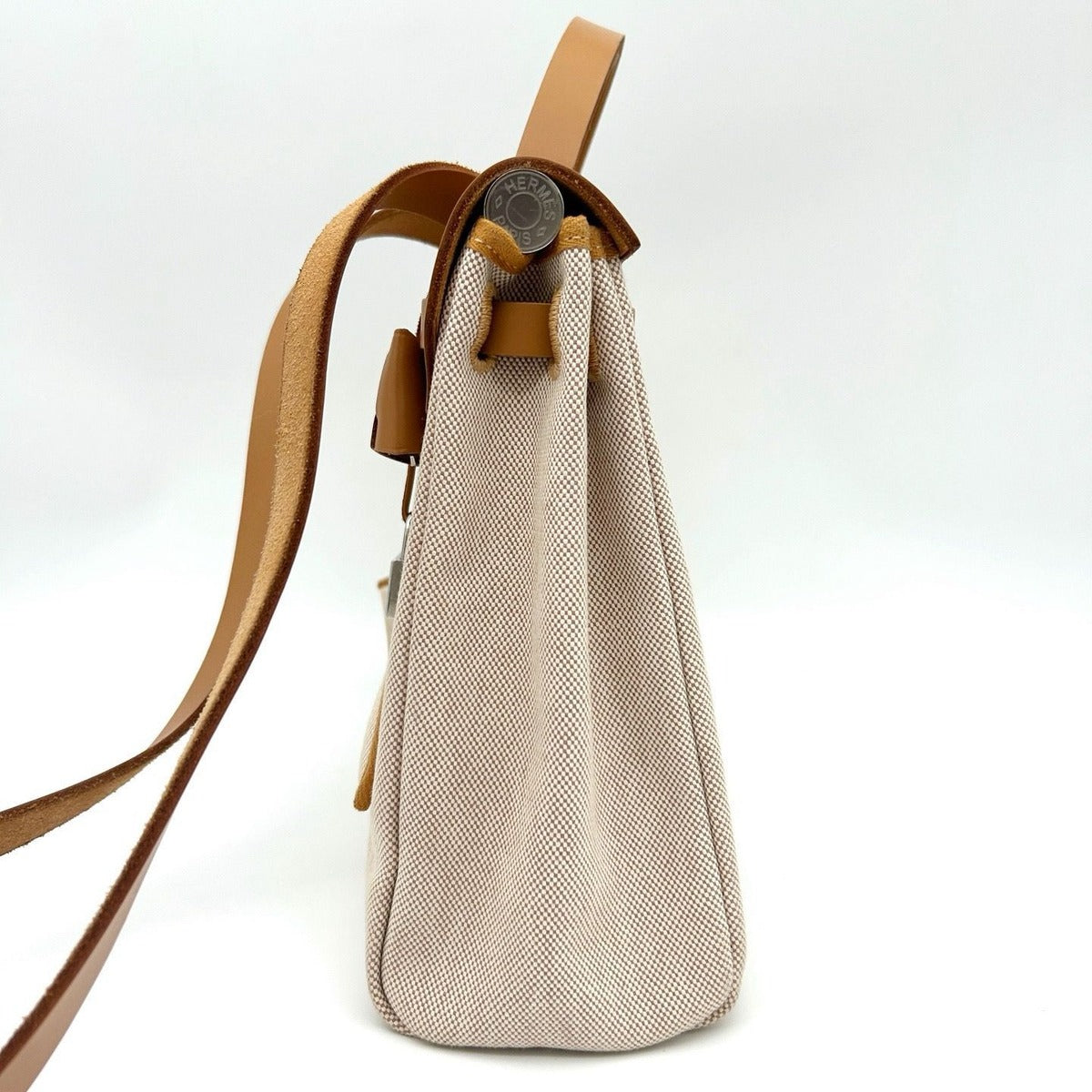 Hermes Herbag Zip 31 PM Time Brides de Gala Order Natural Sable Ecru Vache — view 4