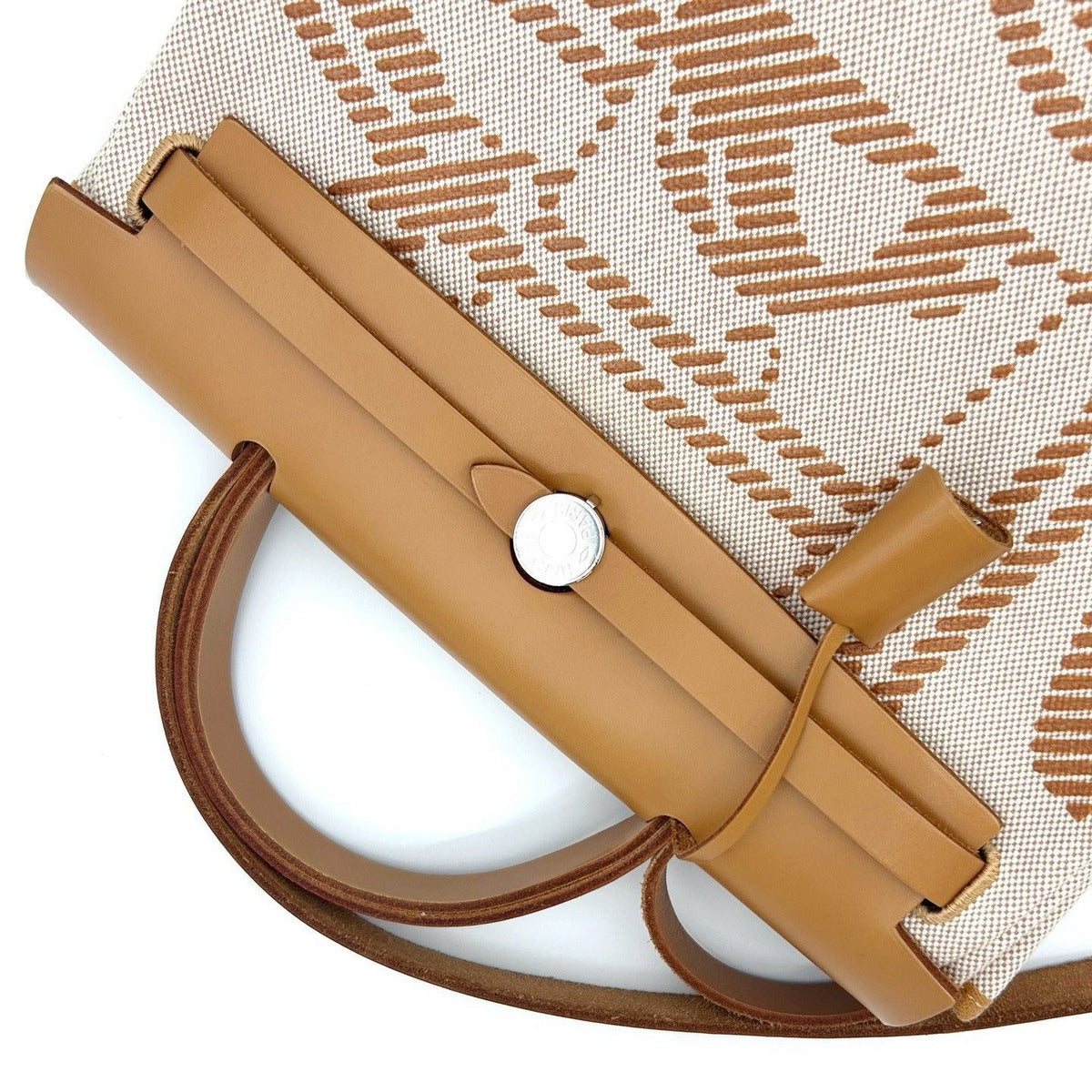 Hermes Herbag Zip 31 PM Time Brides de Gala Order Natural Sable Ecru Vache — view 8