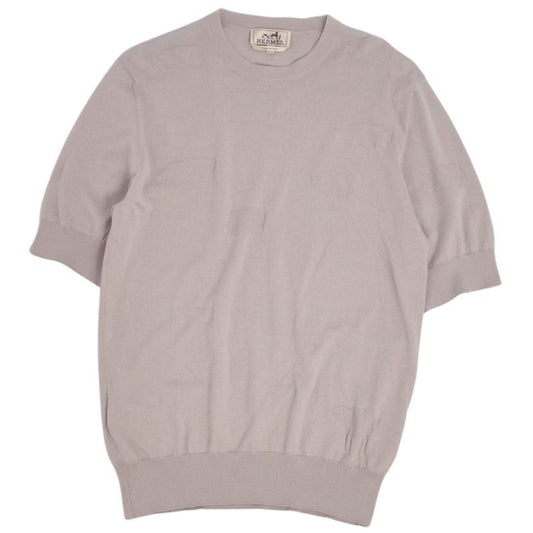 Hermes Knit Sweater Short Sleeve Cotton Ka