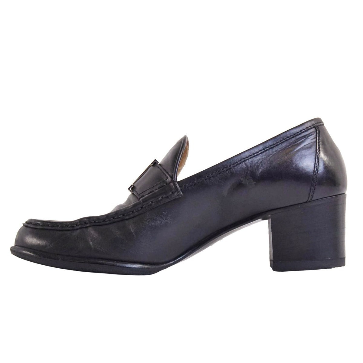 Hermes Loafers Moccasins Heel Constance Logo — view 6