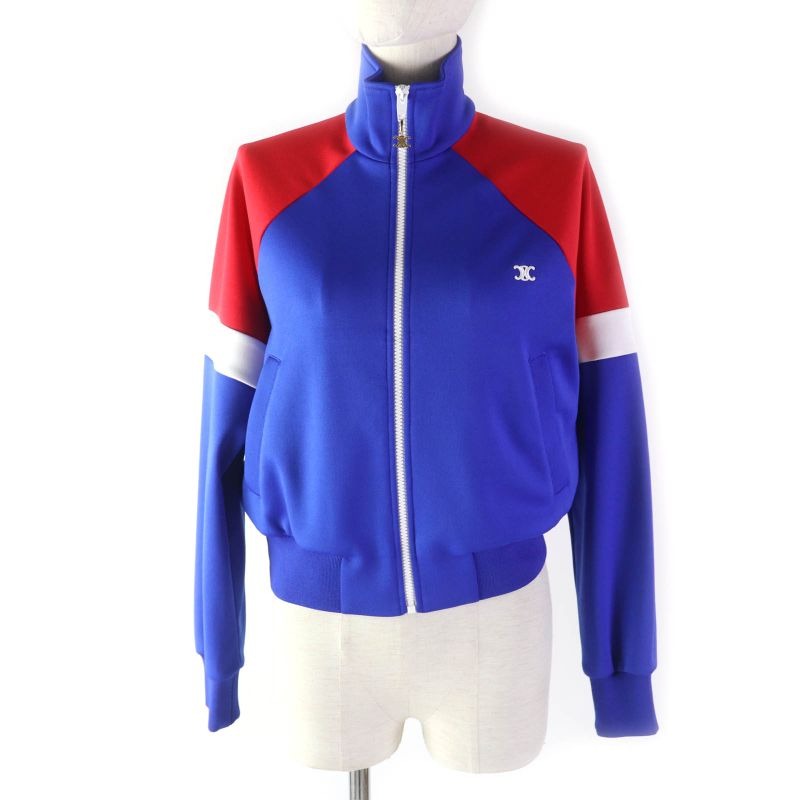 Celine 2 Y45 A121 O Triomphe Double Face Jersey Tracksuit Multicolor XS