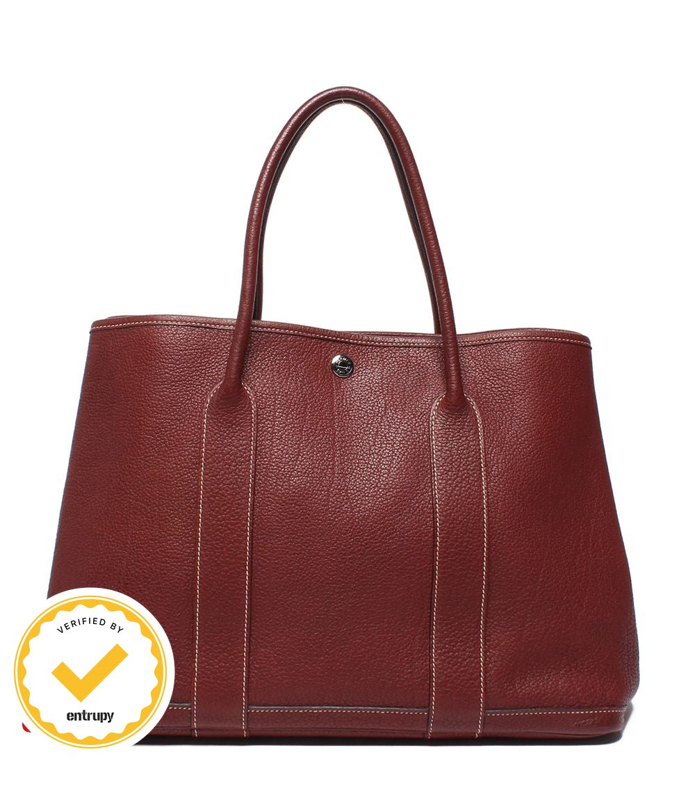 Hermes Tote Silver Garden Party PM