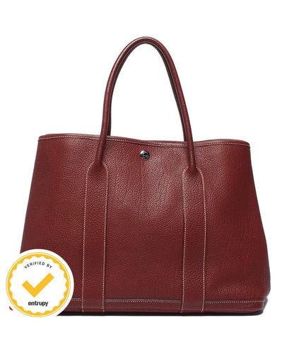 Hermes Tote Silver Garden Party PM