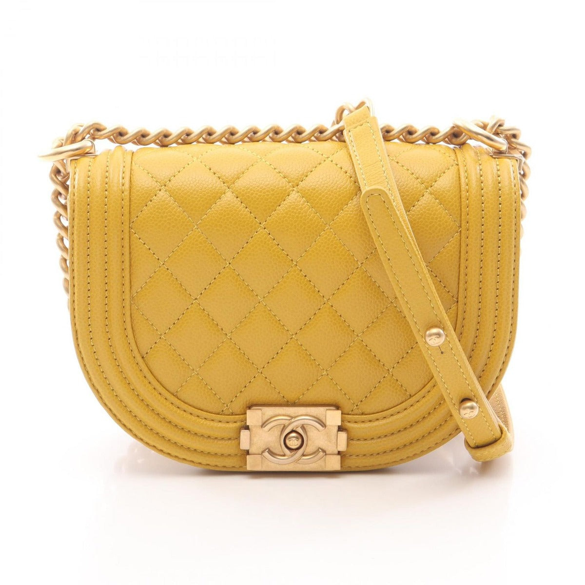 Chanel Shoulder Bag Bow Small Master Leather Chain