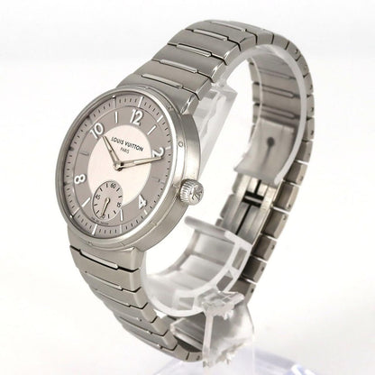 Louis Vuitton Tambourouaux Tomatic Steel Silver SS Automatic Winding — view 2