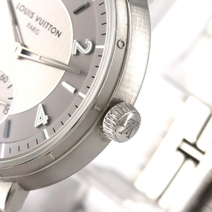 Louis Vuitton Tambourouaux Tomatic Steel Silver SS Automatic Winding — view 4