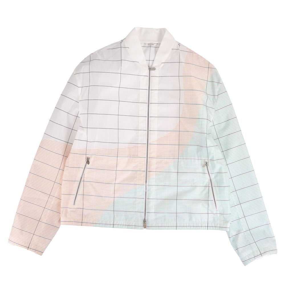 Hermes Jacket Zip Up Check Po