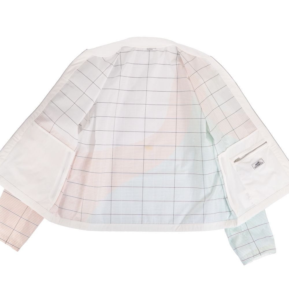 Hermes Jacket Zip Up Check Po — view 5