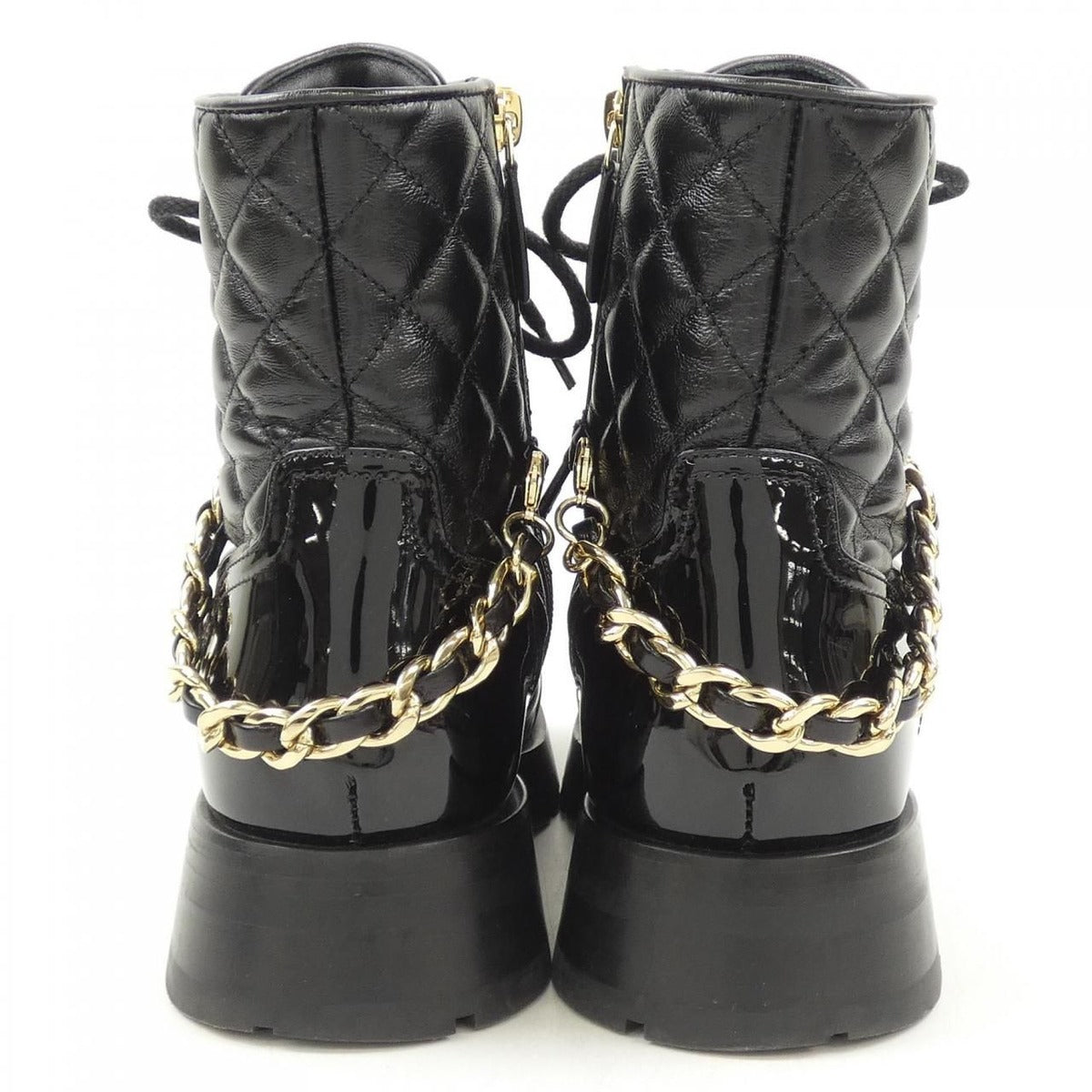 Chanel Lace Up Boots — view 5