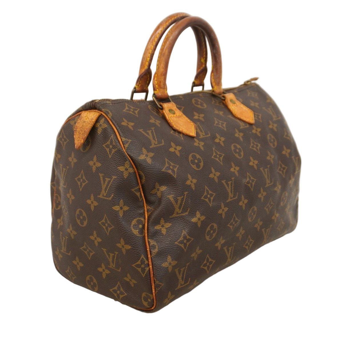 Louis Vuitton Handbag Monogram Speedy 30 Brown — view 2