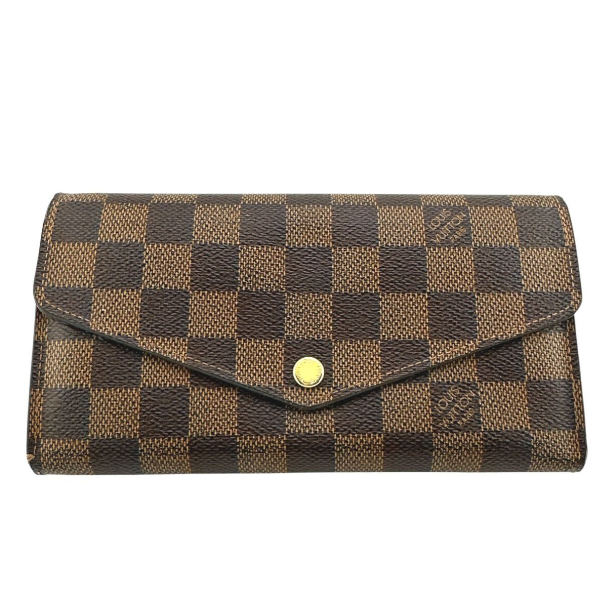 Louis Vuitton Damier Round Zipper Portefeuille Sarah Long Wallet