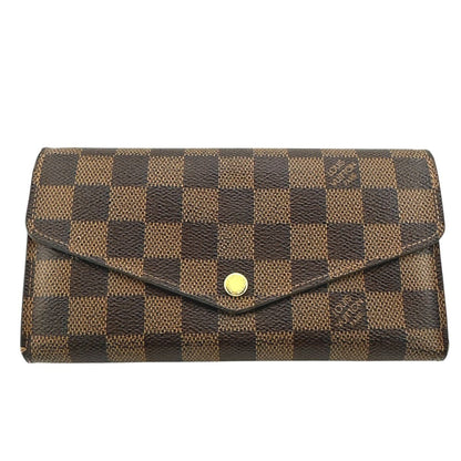 Louis Vuitton Damier Round Zipper Portefeuille Sarah Long Wallet