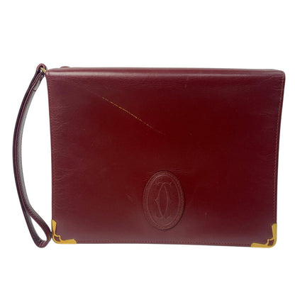 Cartier Must Clutch Burgundy