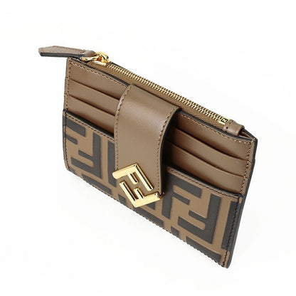 Fendi Card Case FF Diamond Brown — view 4