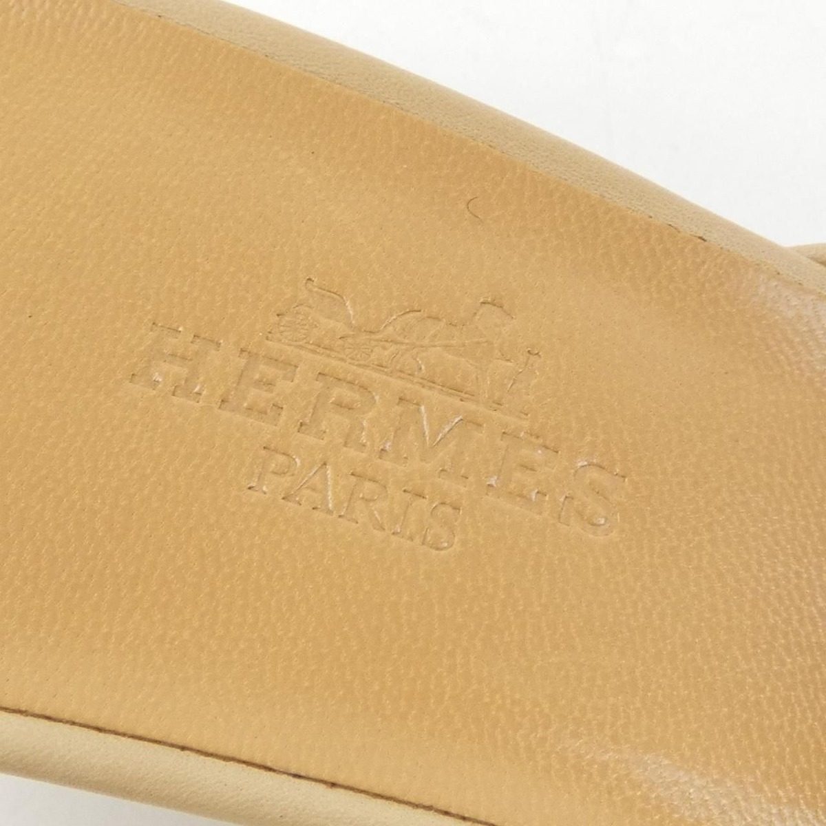 Hermes Sandals Beige — view 6