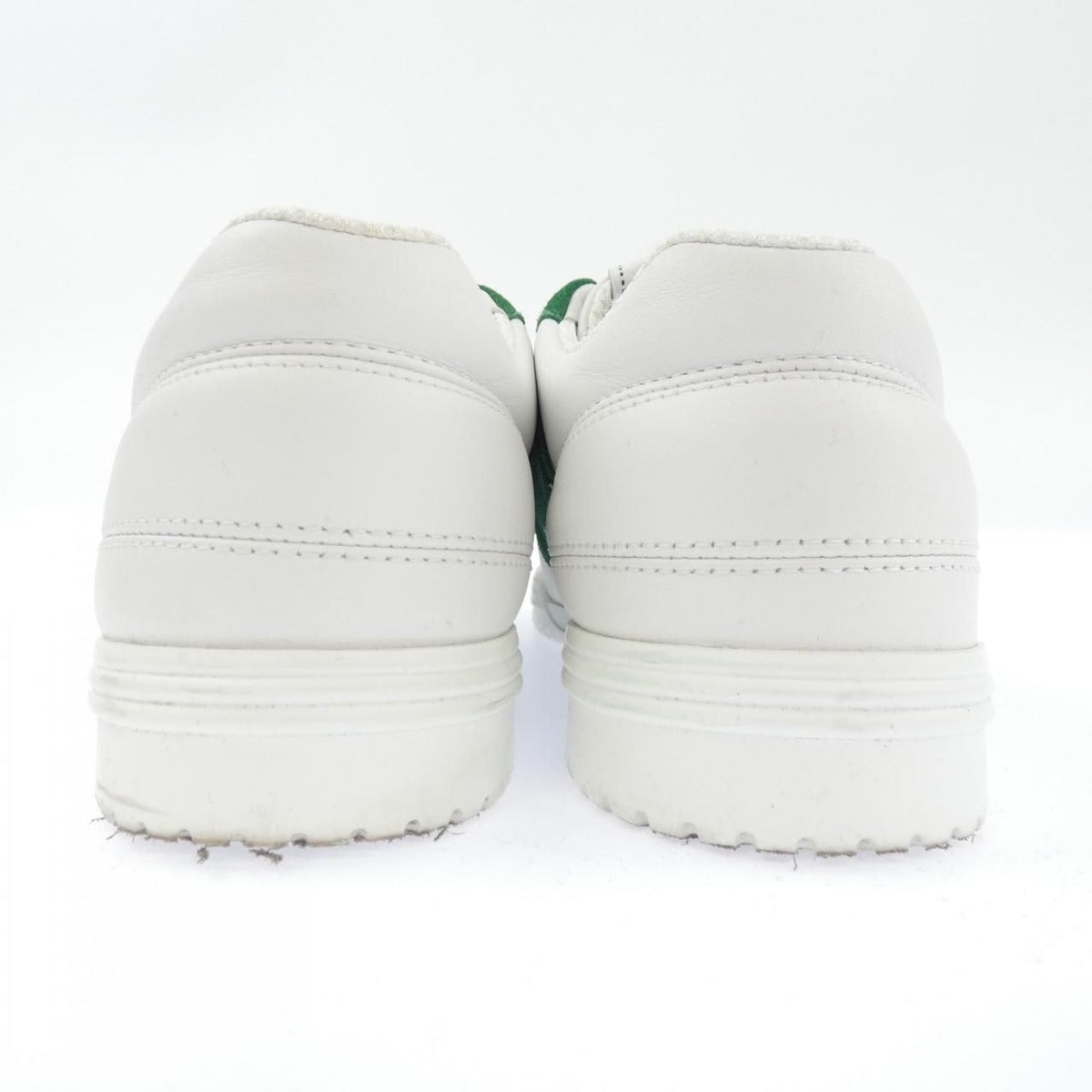 Chanel Tennis Sneakers Suede Calfskin White Green — view 5