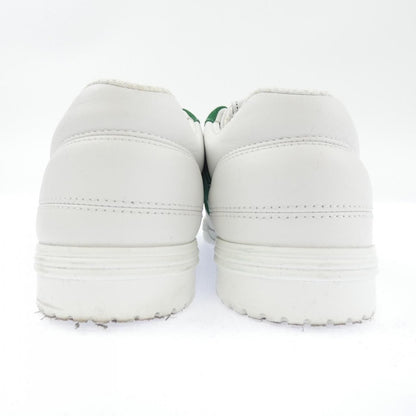 Chanel Tennis Sneakers Suede Calfskin White Green — view 5