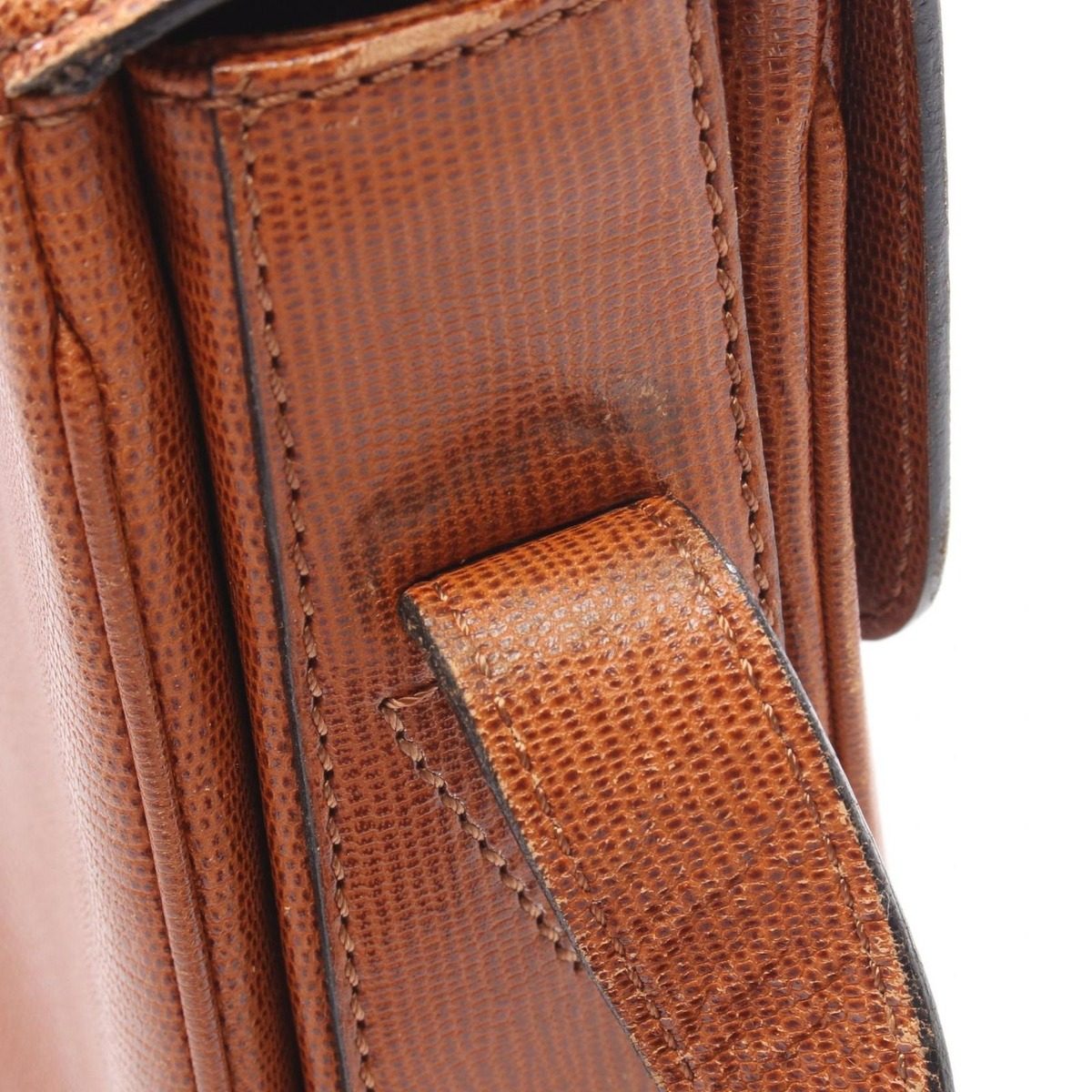 Celine Shoulder Bag Brown Leather — view 10