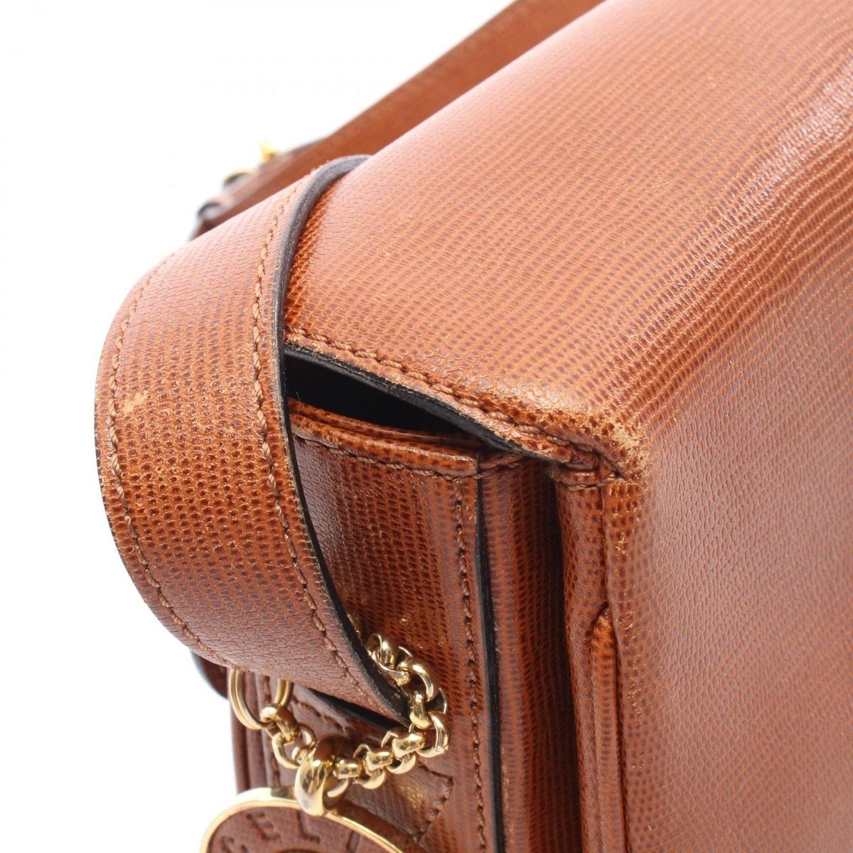 Celine Shoulder Bag Brown Leather — view 5