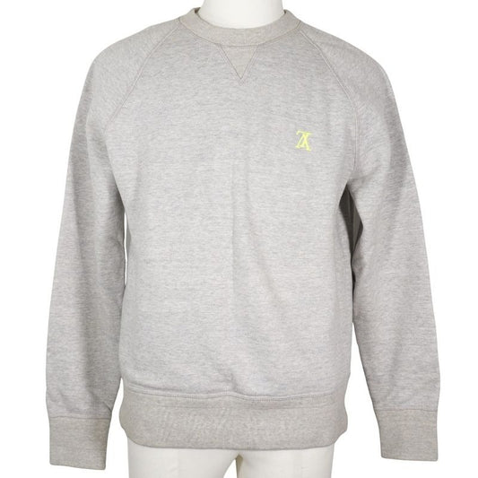 Louis Vuitton Upside Down Sweatshirt 18 AW Rm182 M GVR Hfy05 W Cotton Grey Men