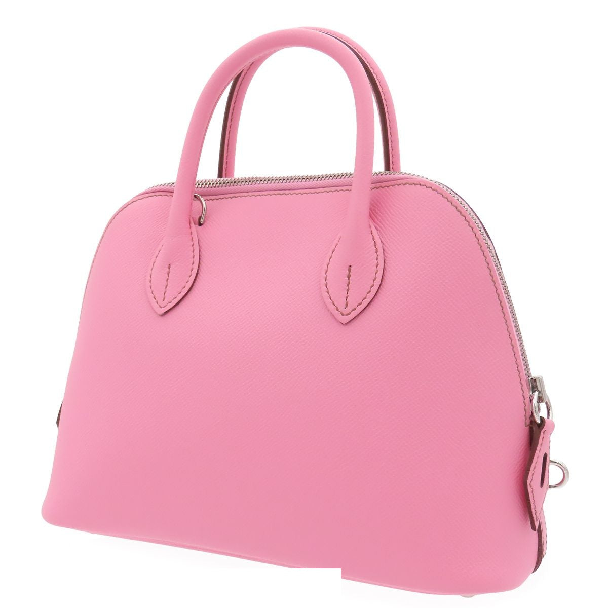 Hermes Bolide 1923 25 Pink Silver Epsom 2-Way Shoulder Bag — view 2