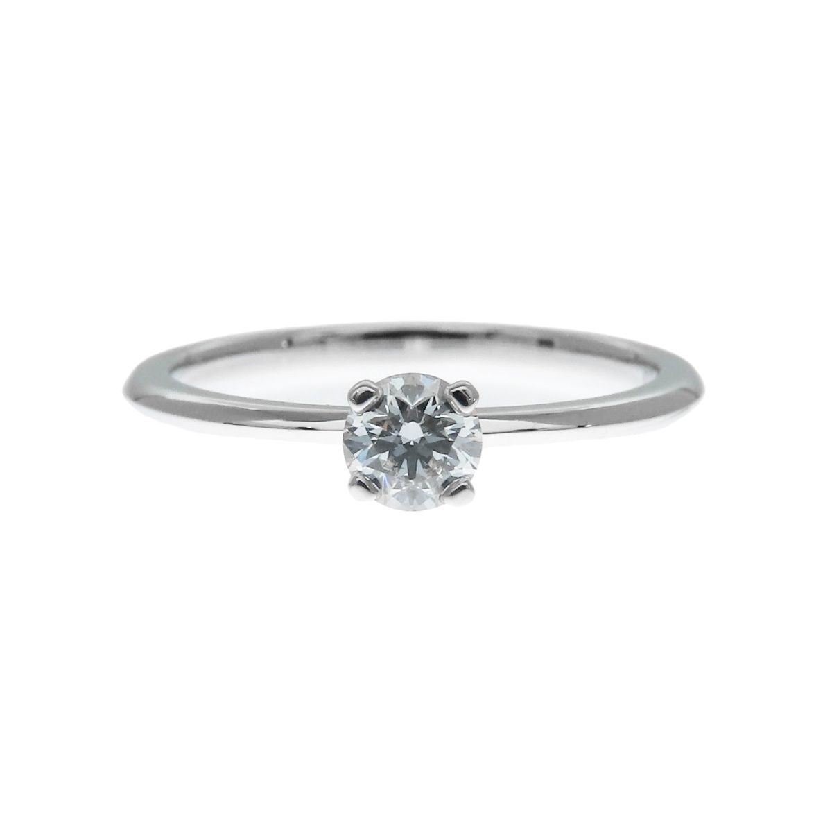 Tiffany & Co True Engagement Ring Platinum Diamond