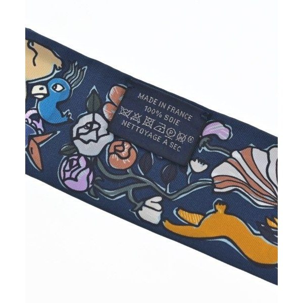 Hermes Bandana Scarf Blue — view 5