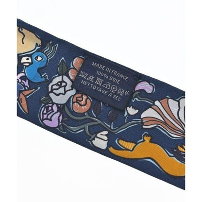 Hermes Bandana Scarf Blue — view 5