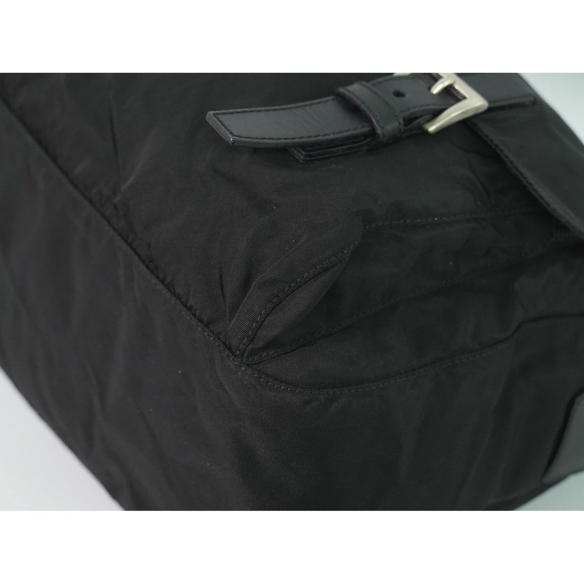 Prada Nylon Shoulder Bag Pochette Black — view 4
