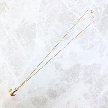 Tiffany & Co Anchor Yellow Gold Necklace 41 cm — view 3