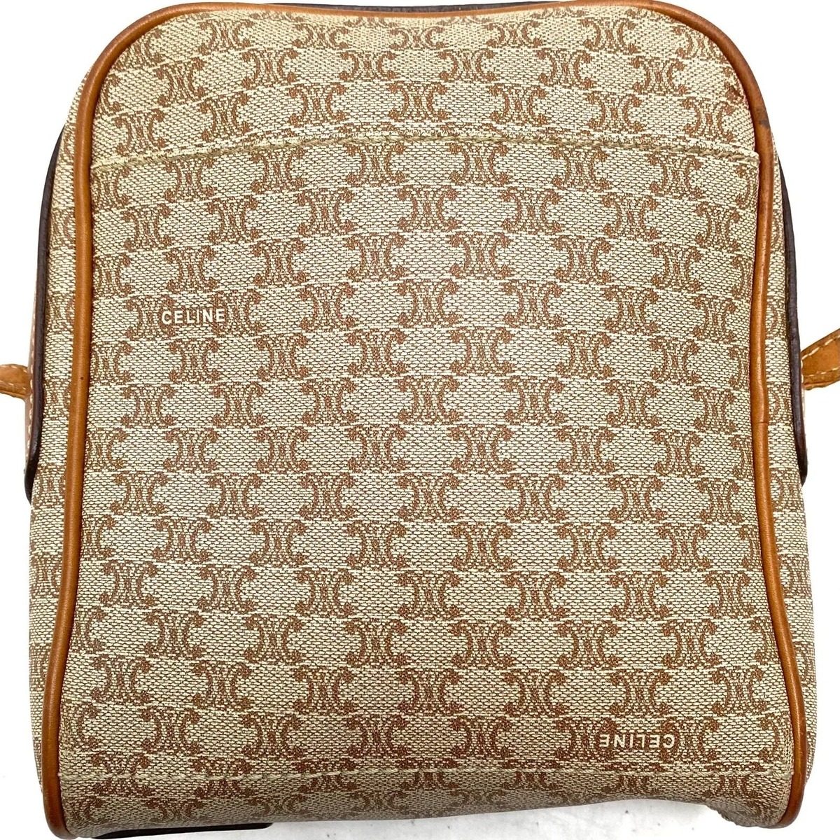 Celine Shoulder Bag Pochette White Macadam Travel — view 2