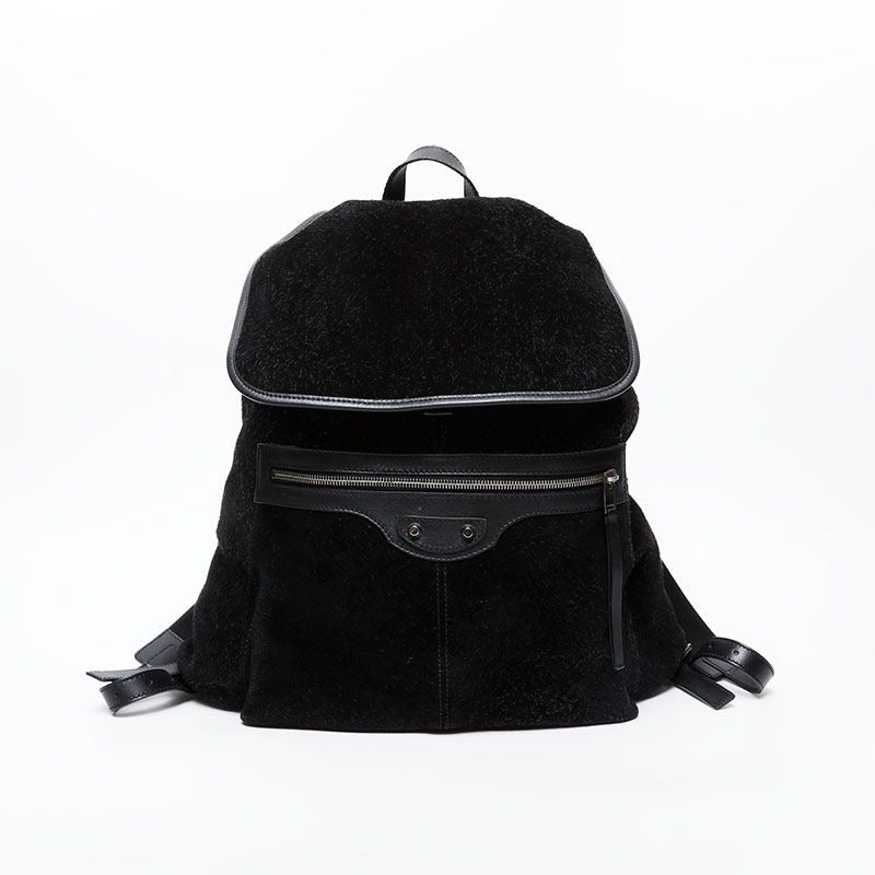 Balenciaga Backpack Leather Suede Lock