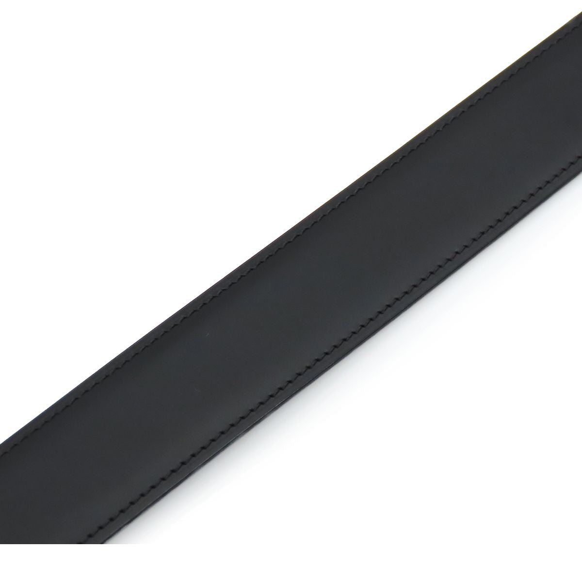Cartier Torche Black Brown Silver Leather Reversible Belt — view 5