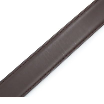 Cartier Torche Black Brown Silver Leather Reversible Belt — view 6