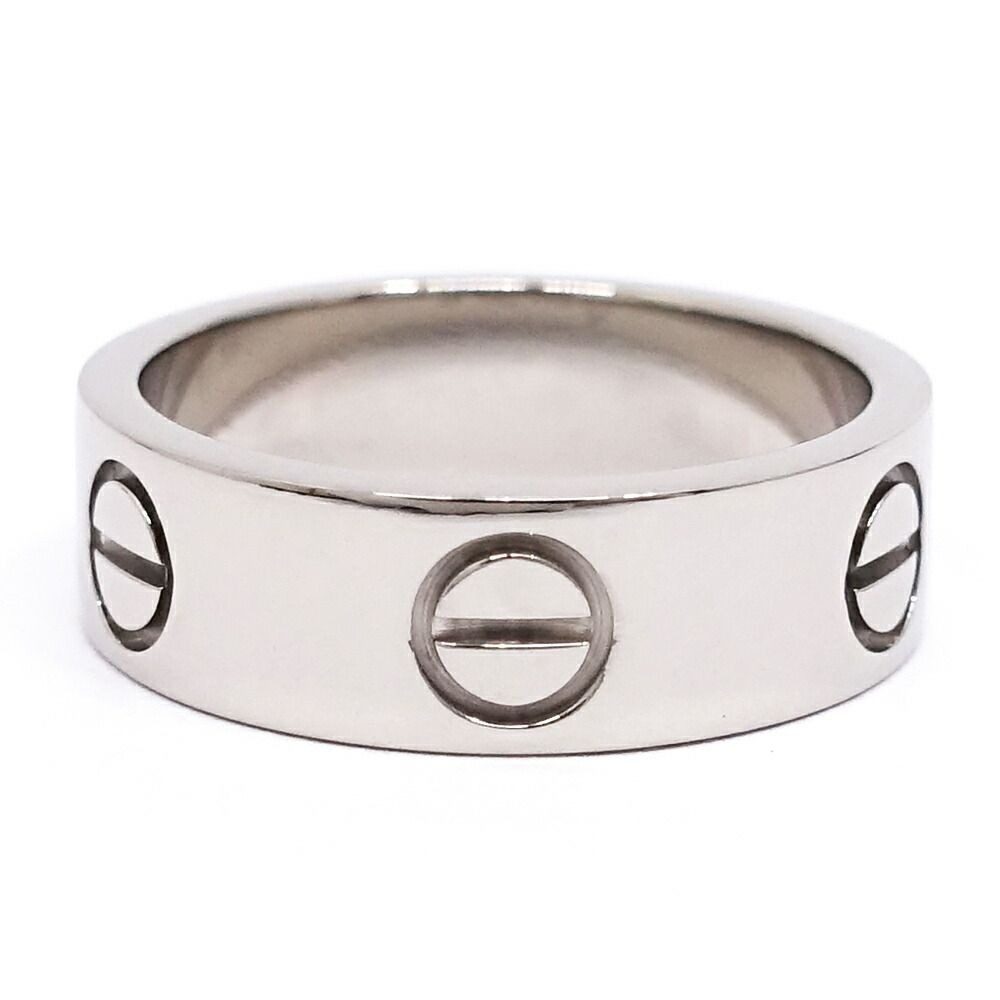 Cartier 18k White Gold Love Ring Classic
