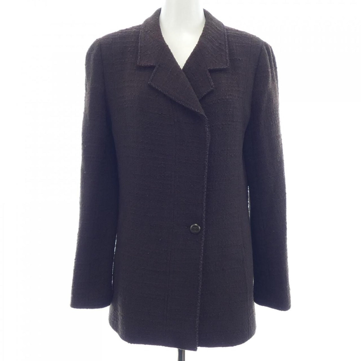 Chanel Vintage Jacket Brown 38
