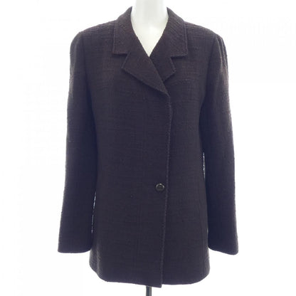 Chanel Vintage Jacket Brown 38
