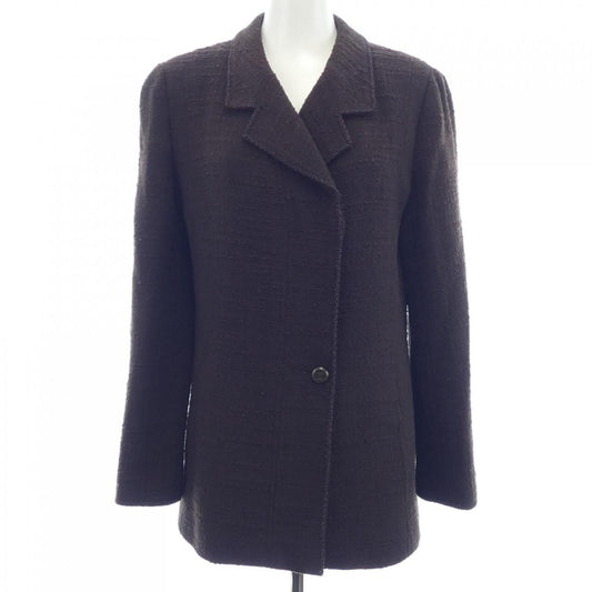 Chanel Vintage Jacket Brown 38