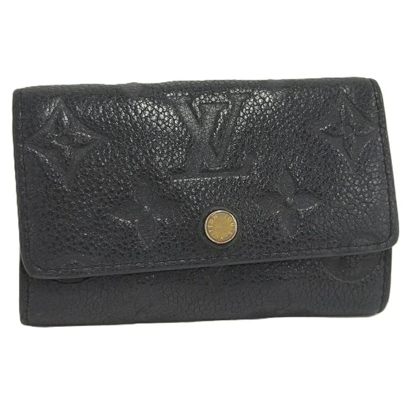 Louis Vuitton Multic 6 key Case Monogram Empreinte Noir Black