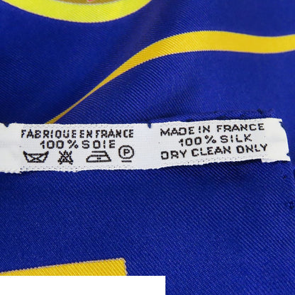 Hermes Carre 90 Blue Multicolor Silk in Salzburg Scarf — view 8