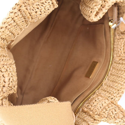 Prada Copy Raffia Basket Tote — view 9