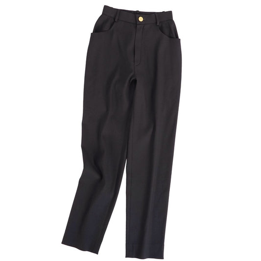 Chanel Vintage Pants Long CC Logo Bo