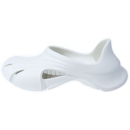 Balenciaga Mold Closed Rubber Sandals White