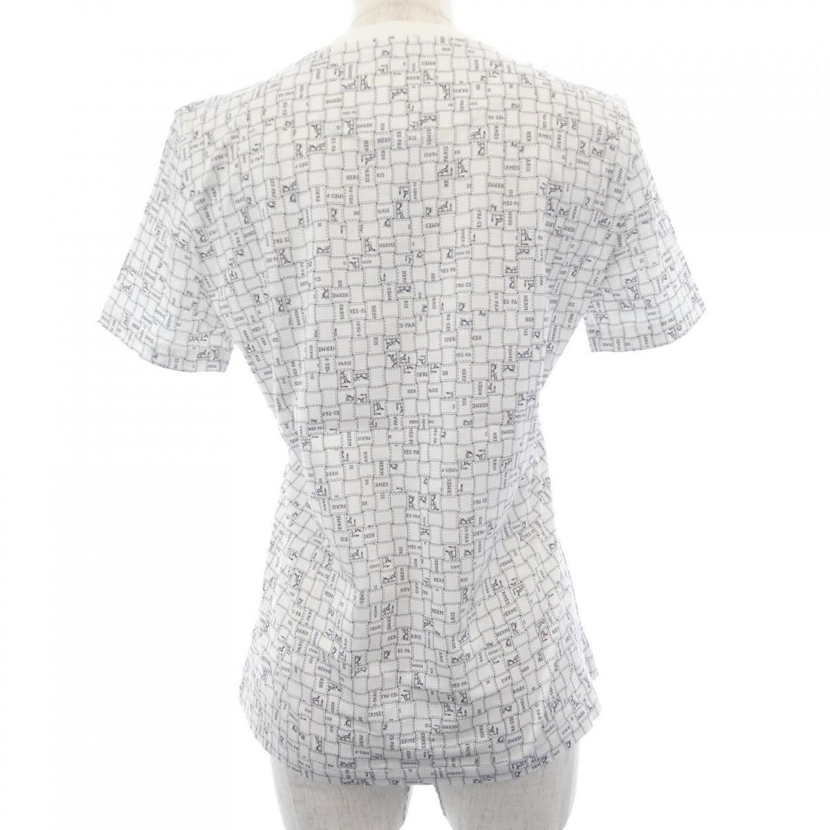 Hermes Bolduc AU Carre Check T-Shirt — view 2