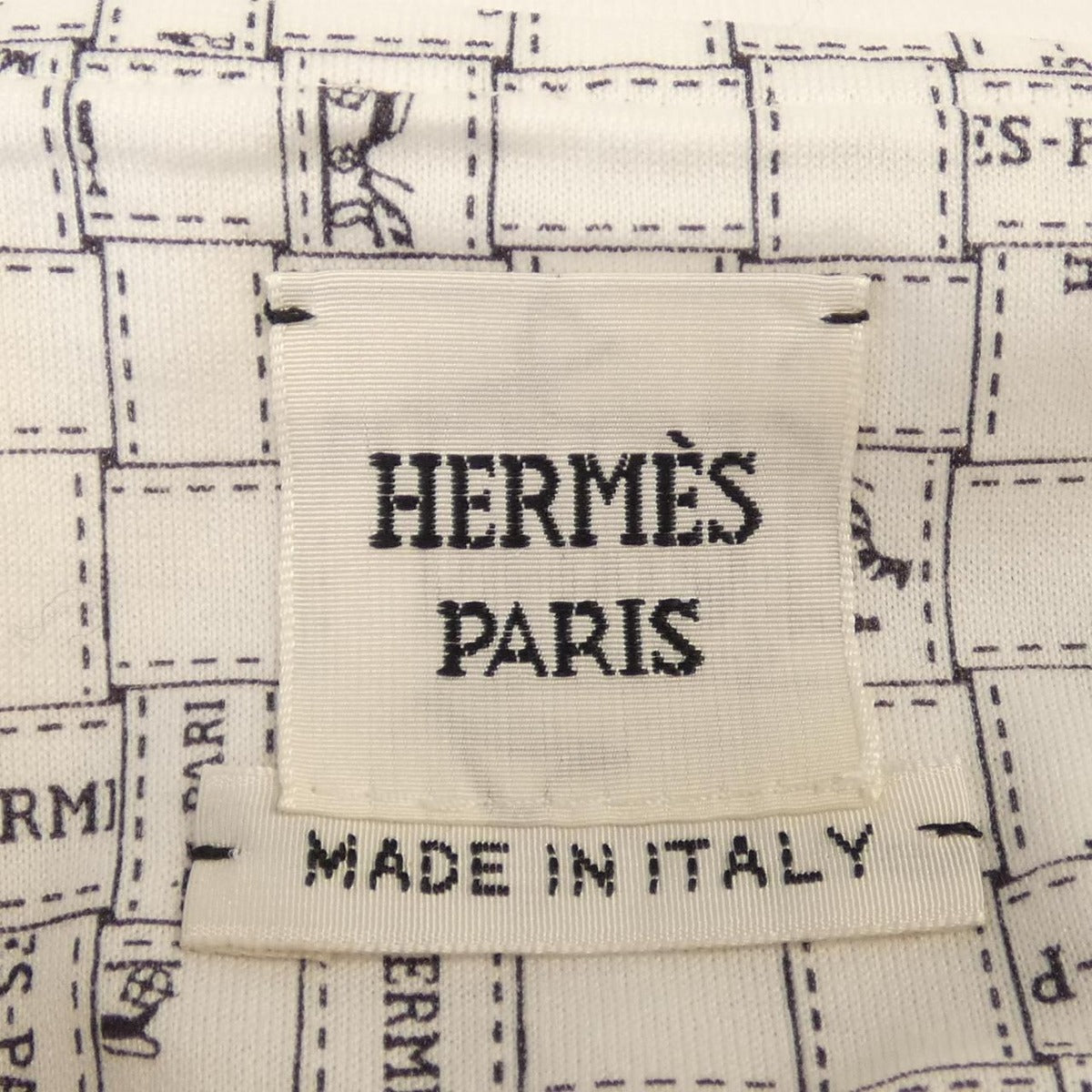 Hermes Bolduc AU Carre Check T-Shirt — view 4