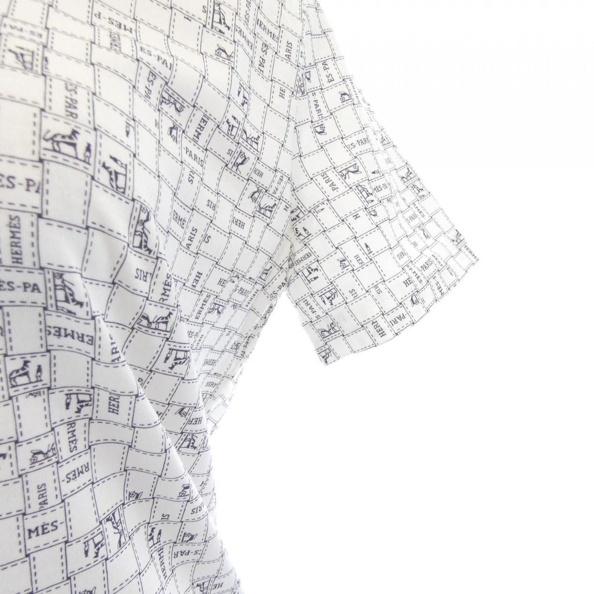 Hermes Bolduc AU Carre Check T-Shirt — view 6