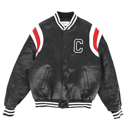 Celine Blouson Men's Logo Outerwear Bomber Jacket Apparel Clothing 46