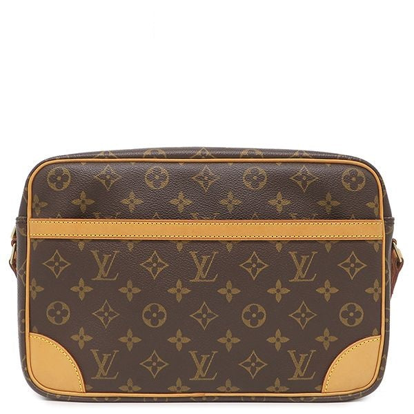 Louis Vuitton Shoulder Bag Trocadero 30 Monogram Canvas Gold Brown