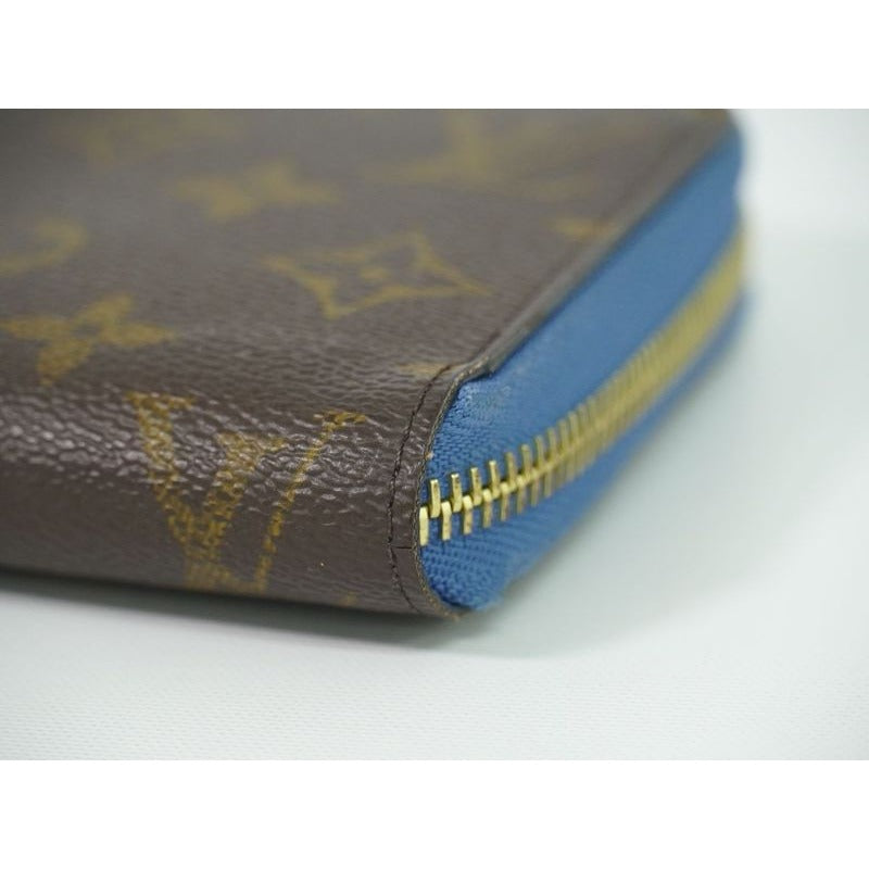 Louis Vuitton Zippy Wallet Monogram Round Zipper Long Brown — view 6