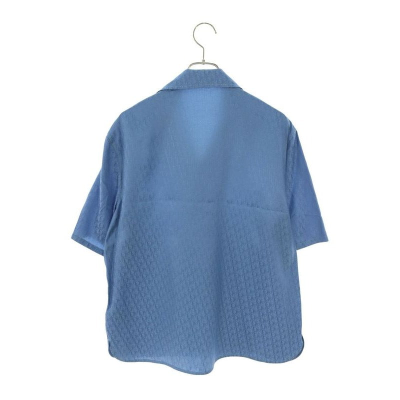 Dior 24 SS 483 C568 A5231 Oblique All-over Silk Blend Short Sleeve Shirt 40 — view 2